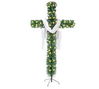 LED Christmas Tree, Foldable Christmas Tree - 5 Feet Foldable Artificial Christmas Tree | Artificial LED Christmas Tree Decoration for the Season, Sparkling Christmas Trees Outdoor for Home