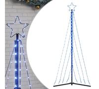 vidaXL LED Christmas Tree 339 LEDs Cold White 187 cm
