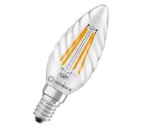 LED Classic Filament Twisted Candle 4W (40W eq.) E14 2700K Clear Ledvance