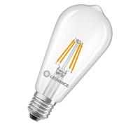 LED Classic ST64 Lamp 3.4W (40W eq.) 2700K E27 Clear Ledvance