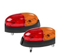 LED Clearance Light 12V 24V Side Marker Lamp Signal Brake Rear Warning Lamps Indicators For Trailer Truck For Caravan Lorry RV Door Wing Mirror Indicator(10pcs Yellow Red)