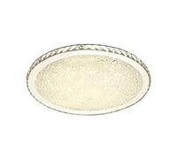 LED Close to Ceiling Lighting Fixtures Luxury Crystal Ultra-Thin 2.4 Inch Color Temperature Adjustable Metal Lamp Body High Heat Dissipation Ceiling Lamp Bright for Hall Bedroom Hotel Indoor
