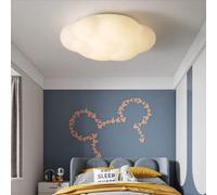 LED Cloud Ceiling Lamp Chandelier Warm and Romantic Children's Room Ceiling Light for Bedroom, Living Room, boy or Girls' Room, 36W, Stepless Dimmable, 17.8''