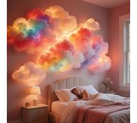 LED Cloud Light, Adjustable Thunder Cloud Night Light, DIY Thundercloud Atmosphere Lights for Home Decor (600CM)