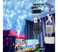 LED Cloud Light, DIY Thunder Wall Lamp, Multicolor Changing Strip Light for Gaming Room, Garage, Club, or Bar