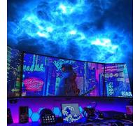 Led Cloud Light with Music Rhythm, DIY 3D Thundercloud RGB Lights for Ceiling for Bedroom & Gaming Room, USB Powered, Vibrant Glow, Clouds Shaped Lamp Ambiance Office Party (LED-800cm)