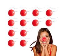 LED Clown Nose - 12PCS Red Light Up Nose, Elastic Circus Prop, Durable Party Accessory, Fun Blinking Decoration, Bright Build | Clown Nosee For Halloween Christmas Parties Dress Up Costume
