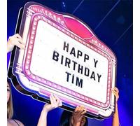 LED Club Bottle Presenter, Color Letter Billboard,Hand Holding Luminous LED Presenter,Happy Birthday,Changeable Letters Vip Service for Club Party Bar