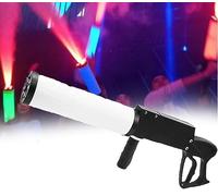 LED CO2 Gun, RGB CO2 Jet Machine, Handheld Atmosphere Gun Stage Club Bar DJ Effects Fogger Smoke Gun with 3M Gas Hose, 8-10M