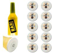 LED coaster 10pcs LED Bar Coasters LED Bottle Lights Cup Holder Lights for Wine Liquor Bottles Bottle Sparkler Champagne Party Bar (Warm White)