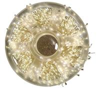 LED Copper Wire Firecracker Light String, Copper Wire Cluster Twinkle Fairy Lights with Timer, Plug in Waterproof Curtain Style String, for Home Garden Parties (B Battery Model 9M)
