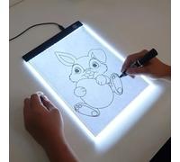 LED Copy Board Light for Drawing,3 Level Brightness Adjustable Light Pad USB Power Tracing Box for Artists Sketching, Animation, X-ray Viewin(A4)