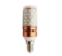 LED Corn Light Bulbs E14 12W Equivalent to 120W Incandescent Bulbs Non-Dimmable 6000K Cool White Light 1200lm Small Edison Screw Candle Bulbs (Pack of 1)
