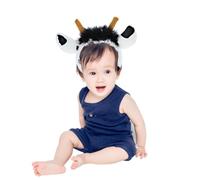 LED Cows Headband Plush Party Hair Accessory for Cosplay Performance