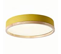 LED Creative Simple Round Ceiling Lights, Macaron Master Bedroom Main Lamp, Modern Living Room Study Lighting Fixtures, 3000-6000K Adjustable Dimmable Ceiling Light, For Office, Hallway
