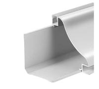 LED Crown Molding Trim for Indirect Lighting - Aluminum Cove Housing with LED Diffuser Perfect for Bedroom & Living Room Ambient Lighting Decor
