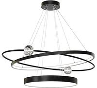LED Crystal Chandelier Nordic Chandelier Kitchen Island Ceiling Light Fixture Restaurant Villa Office Hanging Lamp for Dining Rooms Living Room Bedroom
