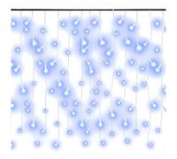 LED Curtain Icicle Lights 400 LED 8 Function Fairy Light Multi Colours vidaXL