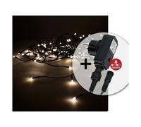 Led Curtain Lights Edm Easy-Connect Programmable Soft Green (2 X 1 M) NEW