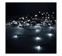 Led Curtain Lights Edm Icicle Easy-Connect White (200 X 50 Cm) NEW