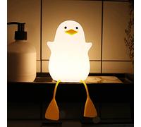 LEDHOLYT Kids Night Light, Cute Silicone Duck Nursery Lamp for Baby and Toddler,Animal Night Light for Boys and Girls,Squishy Night Light for Bedroom and Kids Room,Kids Gift(Seagull)