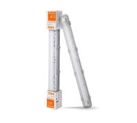 LED Damp Proof Lighting Tub Submarine 65cm Grey IP65 1 X 7W G13 800lm 4000K