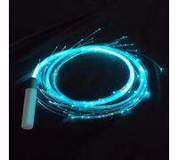 LED Dance Whip - Colorful Fiber Optic Streamer, Rotating Dot Light, Flashing Club Prop | 360-Degree Rotating Visual Effect Designed For Nightclub Performances, Live Streaming, Stage Shows, And Party E
