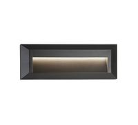 Led Dark Grey Finish Outdoor Garden Pathways Patio Wall Fitting Bracket Light