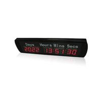 LED Day Countdown Clock, Count Up Event Timer, 9999 Days With Hours Mins And Seconds