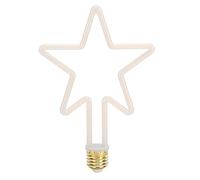 LED Decorative Bulb,Five Pointed Star Shaped Light Bulb E27/2700K 8W 220-240V for Festive Indoor Restaurant Atmosphere Lamp Warm Light,Night Light