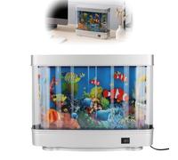 LED Decorative Fish Lamp - Simulated Underwater Decorative Toy Aquarium Lamps, Soft Night Light Virtual Fish Tank, Fishes Aquarium Lamp for Home Office Multi-Scene Decoration Artifact