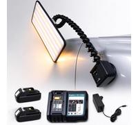 LED Dent Removal Lamp, 360° Suction Cup PDR Detection Light | Upgrade from single-color PDR lights - 6 zones and dual dials give pro-level dent visibility.