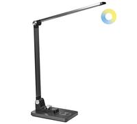 Beliani Led Desk Lamp Enif With Wireless Charger Black