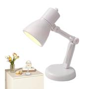 LED Desk Lamp - Eye Caring Portable Table Light, Battery Operated Reading Lamps | Minimalist Touch Lamp for Study Desk, Bedroom Lighting, Home Office Decor, Compact Book Light for Night Reading