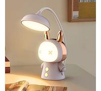 Led Desk Lamp Fun Cute Cartoon Foldable Charging Eye Protection Student Children Kids Reading Night Light Bedside Gradient Colour