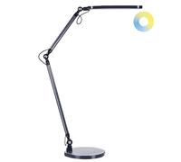 LED Desk Lamp GRUS with Dimmer Metal Black [EEK: E]