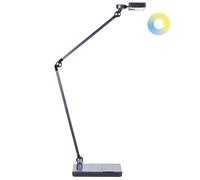 LED Desk Lamp LACERTA with Wireless Charger Metal Black [EEK: E]