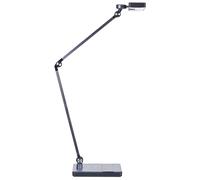LED Desk Lamp LACERTA with Wireless Charger Metal Black