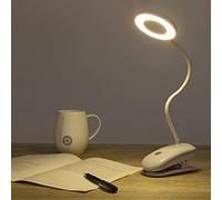 LED Desk Lamp Wireless with USB Charging port desk book light 360degree Adjustable 8Watt with 3rd Gear dimming use for table lamp sleep bed lamp meet with different space (Warm White Light)