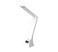 LED Desk Lamp with Eye-Caring Light & LCD Display | Wireless Charging Desk Light for Home Office, Eye-Friendly Table Lamp with Built-in Charger
