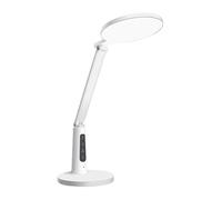 LED Desk Lamp with Eye Protection Touch Control 12W Adjustable Brightness 3 Color Modes 6 Brightness Levels Rechargeable Study Light 25-Minute Timer Perfect for Reading and Work