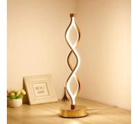 LED Desk Light Fixture Curved Acrylic Metal Table Lamp Bedroom Bedside Drawing Reading Desktop Lighting Study Office 's Room Night Lamp