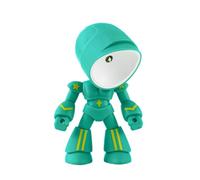 LED Desktop Creative Cartoon DIY Ornament, Robot Bedside Reading lamp, Suitable for bedrooms and Offices, a Thanksgiving Gift.(Green)