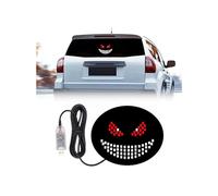 Led Devil Eyes Light for Cars,Devil Eyes Light for Windshield,Dynamic Devil Eyes Led Car Lights with 11 Modes,USB Plug & Play Devil Eyes Light for Car Window (Red)