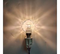 LED diamond bulb E14 small screw mouth transparent crystal bulb light source decorative lighting candle energy-saving bulbs(2W Warm White)