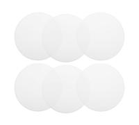 LED Diffuser 6 Inch 6Pcs Plastic Downlight Diffusion Plates with Anti-Dazzling Spotlight Shading for Ceiling Downlight Covers