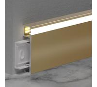 LED Diffuser Channel Wall Base Board, Durable Aluminum Skirting Board for Indoor Decor, Enhances Room Aesthetics with Soft Lighting