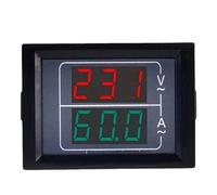 LED Digital AC1-120A 50-500V Ammeter+voltmeter Combination Display Meter 70 * 40mm 1Pcs