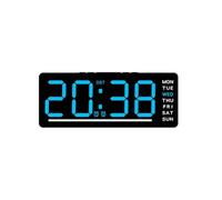 LED Digital Alarm Clock 12/24Hr °C/°F Display 5-Level Brightness Car Home | Five adjustable brightness levels let you read the comfortably at night without disturbing your sleep.