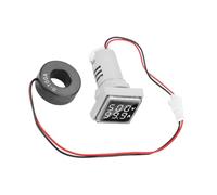LED Digital Display AC Voltage Current Meter Indicator 22mm High (White)
